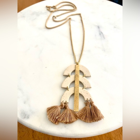 Handmade/Hand crafted polymer clay pendant necklace - Picture 2 of 3